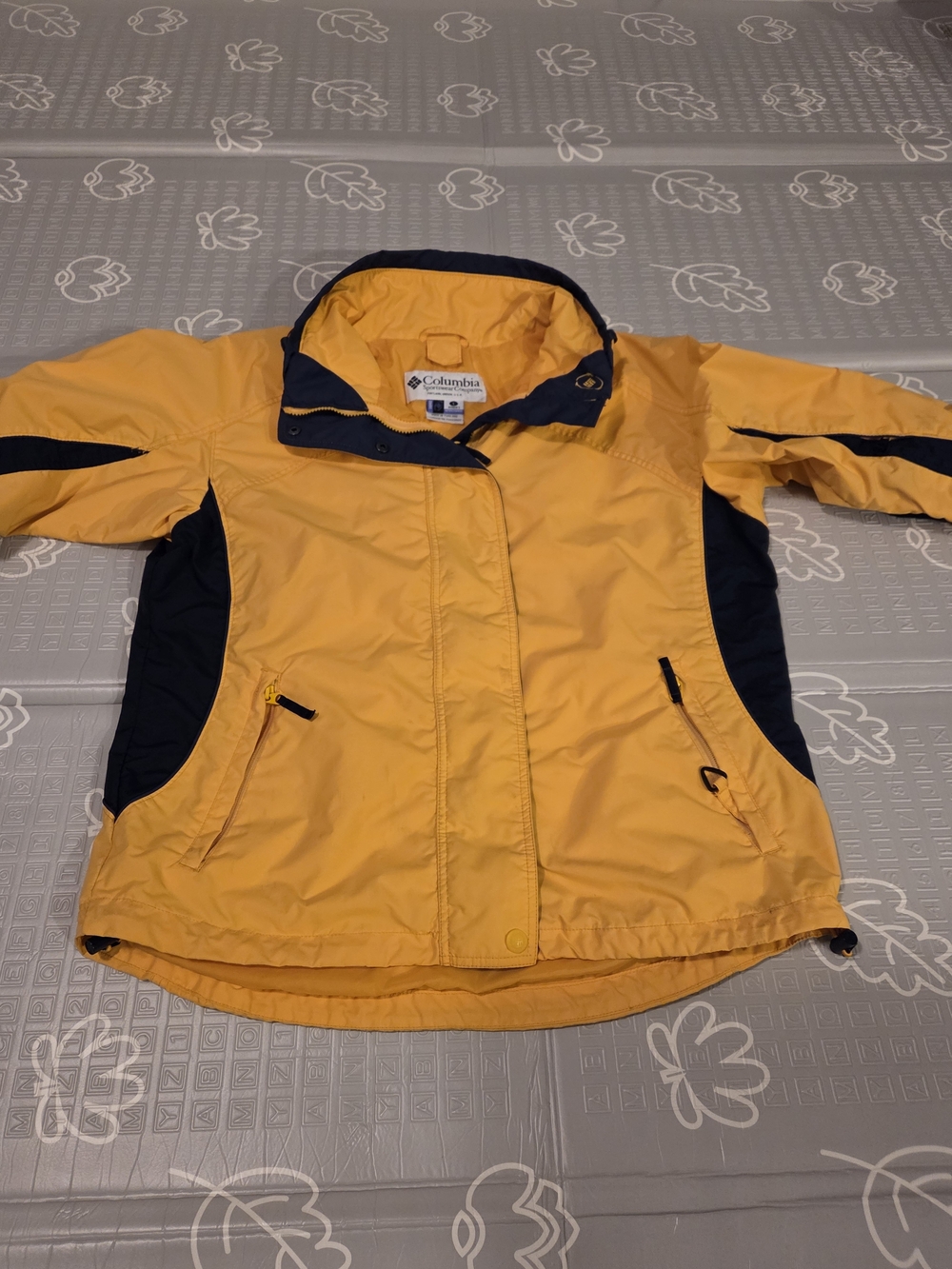 Columbia Womens Core Interchange Yellow and Navy Ski Jacket - Picture 4 of 11